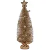 Image de Arbre de Noël avec étoile 23 x 14,5 x 46 cm champagne