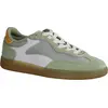 Image de Baskets pour femmes The Hoff Brand Park, cuir, vert sauge, semelle intérieure amovible, Topp - Chaussures pour femmes Top Trends, vert, cuir/textile