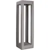 Image de Lampadaire d'extérieur LEDS C4 Box - 5,8 W, blanc neutre, 115 lm, IP65, gris