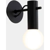 Image de Leds C4 Nude Applique Murale Noire E27 15w