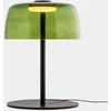 Image de Leds C4 Levels Lampe De Table Led Intégrée À Dôme Unique De 32 Cm, Noire Et Verte, 14,7 W, Température De Couleur 2700-3000-4000 K, Gradation À 3 Niveaux