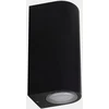 Image de Leds C4 Eko Applique Murale Extérieure À Éclairage Indirect, Noire, Gu10, 16 W, Ip66