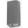 Image de Produit de seconde main Leds C4 Lampe murale extérieure Eko Double Gris Éclairage principal Largeur 7 cm Aluminium