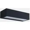 Image de Leds C4 Led Applique murale extérieure Nemesis Anthracite Largeur 19,5 Cm