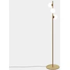 Image de Leds C4 Perlina Lampadaire Multibras Led Or Mat 22,9 W, Température De Couleur 2700-3000-4000 K, Interrupteur Marche/arrêt