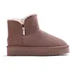 Image de Bottes pour femmes GIOSEPPO, couleur taupe, doublure intérieure en cuir et en daim, modèle australien, taille 37