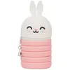 Image de Étui en silicone souple, motif lapin, avec fermeture éclair, personnalisable