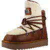 Image de D. Franklin Boots Nordic Fur Couleur Marron