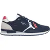 Image de Chaussures de sport Pepe Jeans Brit Road Bleu UE 45 Hommes Bleu UE 45