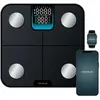 Image de Surface Precision HealthySmart : pèse-personne intelligent avec application, Bluetooth et 25 paramètres, 28 x 28 cm, écran LCD, 180 kg max.