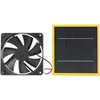 Image de Ventilateur Solaire 5w 12v Portable Avec Support Pour Poulailler Et Serre - Panneau Solaire Intégré