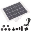 Image de Pompe Solaire 3w 5v Pour Bassin D'Oiseaux, Fontaine Extérieure Jardin Avec Panneau Solaire Dc Pour Étangs Et Paysages