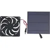 Image de Panneau Solaire 5w Avec Ventilateur Pour Serre, Maison Pour Animaux Et Chenil - Refroidissement Écologique