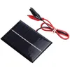 Image de Panneau Solaire Portable 0.6w 6v En Polysilicium Pour Chargeur Diy, Jouets, Lampes Et Batteries 3.7v