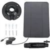 Image de Panneau Solaire 10w 5v Usb Noir Pour Caméra De Sécurité, Téléphone Et Power Bank