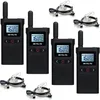 Image de Retevis RB628 PMR446 radio, radio bidirectionnelle rechargeable avec 16 canaux 1500mAh VOX écran LCD, radio portable pour le camping (4 pièces, noir)