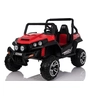 Image de Voiture électrique pour enfants RSX, rouge - 2x12V, 4 X MOTEUR, télécommande 2,4 GHz, deux sièges en similicuir, roues souples en EVA, radio FM, Bluetooth