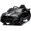 Image de Ford Shelby Mustang GT 500 Cobra Voiture électrique pour enfants, noire, télécommande 2,4 GHz, entrée USB, feux LED, moteur 2 x 30 W, licence ORIGINALE