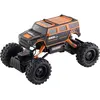 Image de BUDDY TOYS BRC 14.613 Voiture RC Rock Climber à l'échelle 1:14, taille 35 cm, suspension articulée, 4 roues motrices, vitesse 8 km/h, fréquence 2.4 GHz, portée 50 m, orange