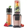 Image de SENCOR SBL 7175RS Smoothie blender automatique, 2 bouteilles en TRITANIUM, puissance 800 W, 2 programmes 45 / 60 secondes, 6 lames en acier inoxydable recouvertes de titane, bouchon sous vide