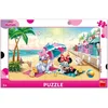 Image de Puzzle DINO Minnie et Daisy à la plage 15 pièces