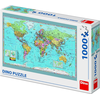 Image de Dino Puzzle Carte du monde politique 1000 pièces