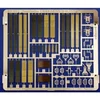 Image de Accessoire Eduard Ceintures de l'USAF & USN 2ème GM pré-peintes en couleur la couleur de version tardive photogravée 1/24Edua23001 - Kit de superdéta