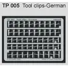Image de Accessoire Eduard Attaches d'outils - allemand 1/35 EduaTP005 - Kits de superdétail pour véhicules militaires
