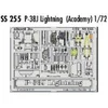 Image de Accessoire Eduard Lockheed P-38J - pièces pré-peintes en couleur (pour maquettes Academy) Ce coffret Zoom est une version simplifiée des jeux stan 1/7