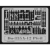 Image de Accessoire Eduard Dornier Do 335A-12 (pour maquettes Tamiya) Ce coffret Zoom est une version simplifiée des jeux standard et inclut seulement quel 1/
