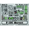 Image de Accessoire Eduard McDonnell Douglas F/A-18C Hornet - pièces pré-peintes en couleur (pour maquettes Hasegawa) Ce coffret Zoom est une version simpl 1/
