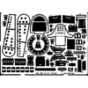 Image de Accessoire Eduard Nakajima Ki-44 Tojo (pour maquettes Hasegawa) 1/48 Edua48212 - Kit de superdétail pour avions