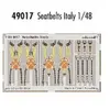 Image de Accessoire Eduard Ceintures italiennes pré-peintes en couleur 1/48 Edua49017 - Kit de superdétail pour avions