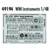 Image de Accessoire Eduard Instruments de la 1ère GM pré-peints en couleur 1/48 Edua49194 - Kit de superdétail pour avions