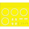 Image de Accessoire SPAD XIII (conçu pour être utilisé avec des kits Eduard) 1/48 EDEX474 - Masques de verrières maquettes avions