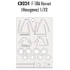 Image de Accessoire Eduard McDonnell Douglas F/A-18C Hornet (pour maquettes Hasegawa) (fait à partir de bande jaune de Kabuki japonais) 1/72EduaCX024 - Masque