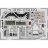 Image de Accessoire Eduard Grumman F4F-4 Wildcat (conçu pour être utilisé avec les kits Airfix) ensembles 'Zoom' sont des versions simplifiées des plus gra 1/7