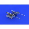 Image de Accessoire Messerschmitt Bf 109G-6 gousses de canon (conçus pour être utilisés avec des kits Eduard) 1/48 Edua648246 - Kit de superdétail pour avion