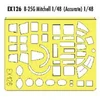 Image de Accessoire Eduard North American B-25G Mitchell (pour maquettes Accurate Miniatures) (fait à partir de bande jaune de Kabuki japonais) 1/48 EduaEX126