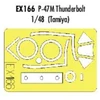 Image de Accessoire Eduard Republic P-47M Thunderbolt (pour maquettes Tamiya) (fait à partir de bande jaune de Kabuki japonais) 1/48 EduaEX166 - Masques de v