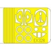 Image de Accessoire Focke Wulf Fw 190D (pour maquettes Eduard Weekend) 1/48 EduaEX328 - Masques de verrières maquettes avions