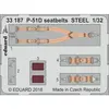 Image de Accessoire Eduard Ceintures de sécurité nord-américaines P-51D Mustang STEEL (conçues pour être utilisées avec les trousses Revell) 1/32Edua33187 - K