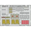 Image de Accessoire Eduard Ceinture de sécurité McDonnell F-4J Phantom STEEL (conçu pour être utilisé avec les kits Academy) 1/48 EduaFE1013 - Kit de superdé