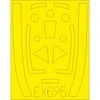 Image de Accessoire Hawker Tempest Mk.V (conçu pour être utilisé avec les kits Eduard) 1/48 EduaEX695 - Masques de verrières maquettes avions