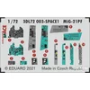 Image de Décal MiG-21PF SPACE 1/72 pour EDUARD 1/72Edua3DL72003 - Décalcomanies pour avions civils