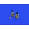 Image de Accessoire Eduard Roues IL-2 1/48 pour kit ZVEZDA 1/48 Edua648617 - Kit de superdétail pour avions