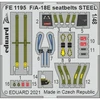 Image de Accessoire Eduard Ceintures de sécurité F/A-18E ACIER 1/48 pour MENG 1/48 EduaFE1195 - Kit de superdétail pour avions