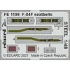 Image de Accessoire Eduard Ceintures de sécurité F-84F ACIER 1/48 pour KINETIC 1/48 EduaFE1199 - Kit de superdétail pour avions
