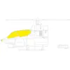 Image de Accessoire Eduard AH-1G 1/32 pour ICM 1/32EduaJX279 - Masques de verrières maquettes avions
