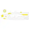 Image de Accessoire Eduard Wellington Mk.II pour AIRFIX 1/72EduaCX619 - Masques de verrières maquettes avions